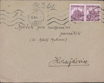 12B746 3 x dopis- Spolek pro záchranu památek, Horažďovice - Šochman