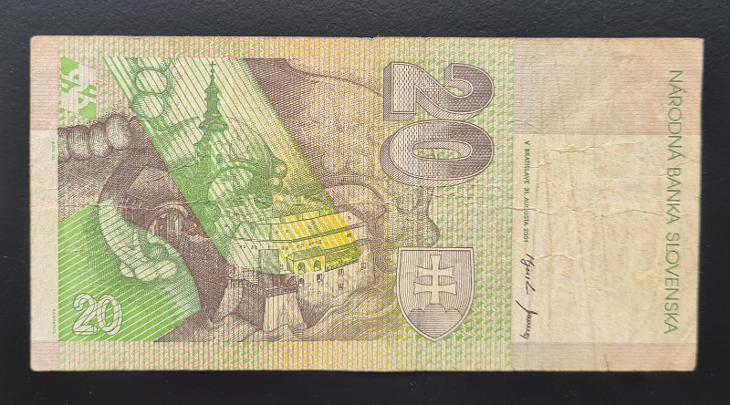 20 Ks 2001, série S, oběhový stav  - Bankovky