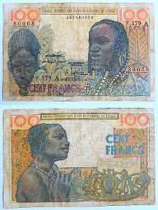 West African State - Cote Ivore 1961 - 100 Francs !!!