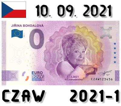 0 Euro Souvenir | JIŘINA BOHDALOVÁ | CZAW | 2021