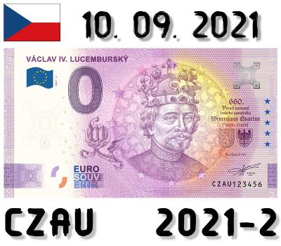 0 Euro Souvenir | VÁCLAV IV. LUCEMBURSKÝ | CZAU | 2021