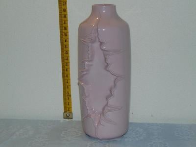 Váza růžový porcelán