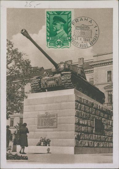 10B2664 Tank- pomník tankistů, Praha