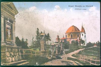 10D2497 Sv. Hostýn na Moravě - Křížová cesta, pohlednice přeložená