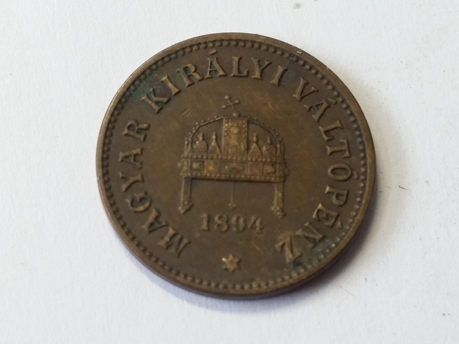 Rakousko-Uhersko FJI - 2 filler - 1894 - Numismatika