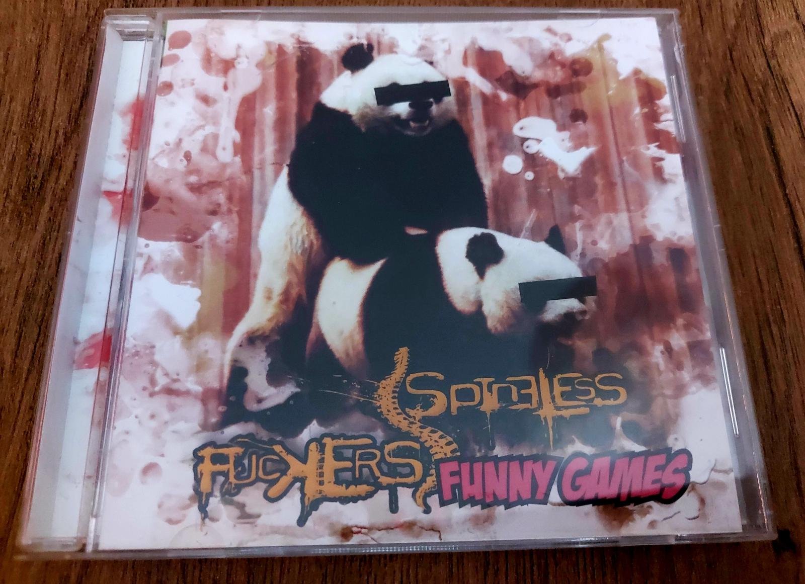 CD SPINELESS FUCKERS funny games - Hudba na CD