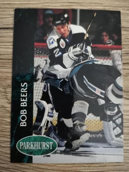 Karta Parkhurst 92-93 č. 401 Bob Beers - Hokejové karty