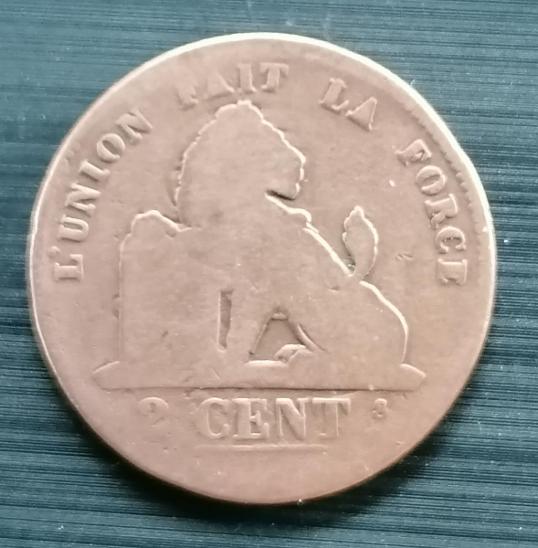 2 cent 1836 Belgie  - Numismatika