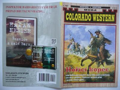Sešitový román - Colorado Western - svazek 497. - Hořící kopec