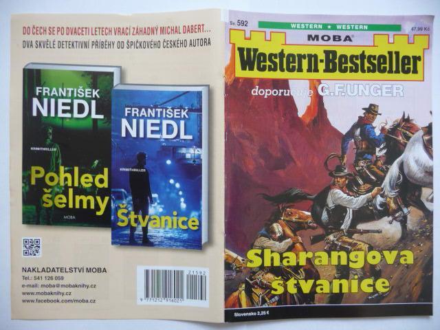Sešitový román - Western-Bestseller - svazek 592 - Sharangova štvanice - Knihy a časopisy