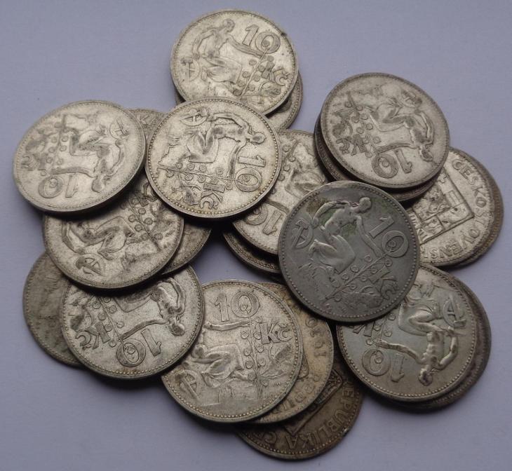 Investiční stříbro v 10 korunách 1930-1932  - Numismatika