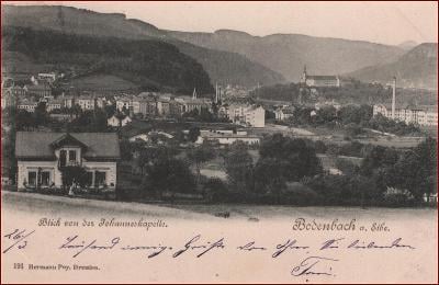 Děčín Podmokly (Bodenbach) * pohled na část města * M1101