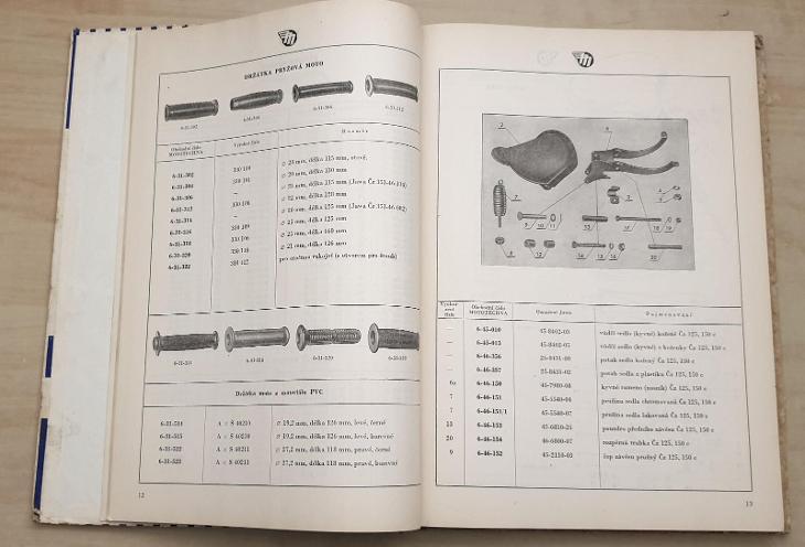 MOTOTECHNA Katalog výzbroje a výstroje motorových vozidel IV. 1958!