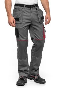 Pánské pracovní kalhoty LENNOX AVACORE šedé, velikost 52 (94-98)