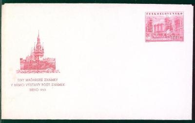 10B1409 Výstava pošt. známek Brno 1953 - dny maďarské známky