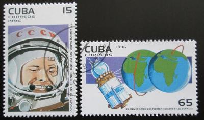 Kuba 1996 Jurij Gagarin Mi# 3916-17 0609