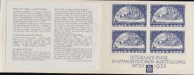 13B713 Speciální pohlednice s výstavním aršíkem faksilime, WIPA 1965