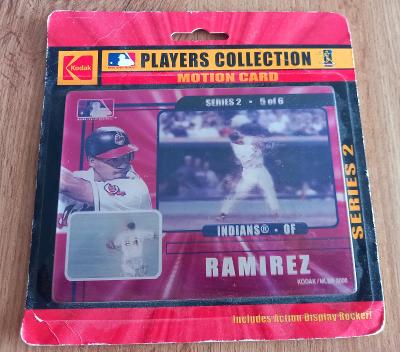MLB Motion card - Manny Ramirez (3D karta)