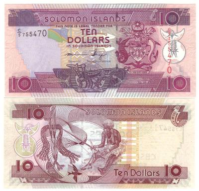 Šalamúnové ostrovy 10 Dollars 2011  UNC Pick 27c