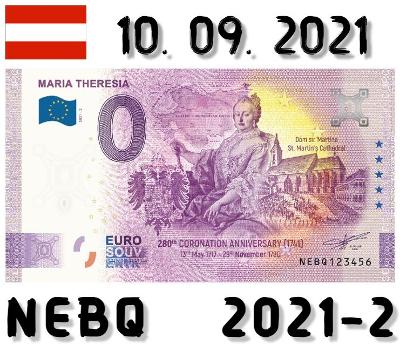0 Euro Souvenir | MARIA THERESIA | NEBG | 2021