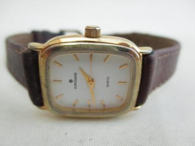 Dámské hodinky Junghans Quartz s koženým páskem 1992 bateriové