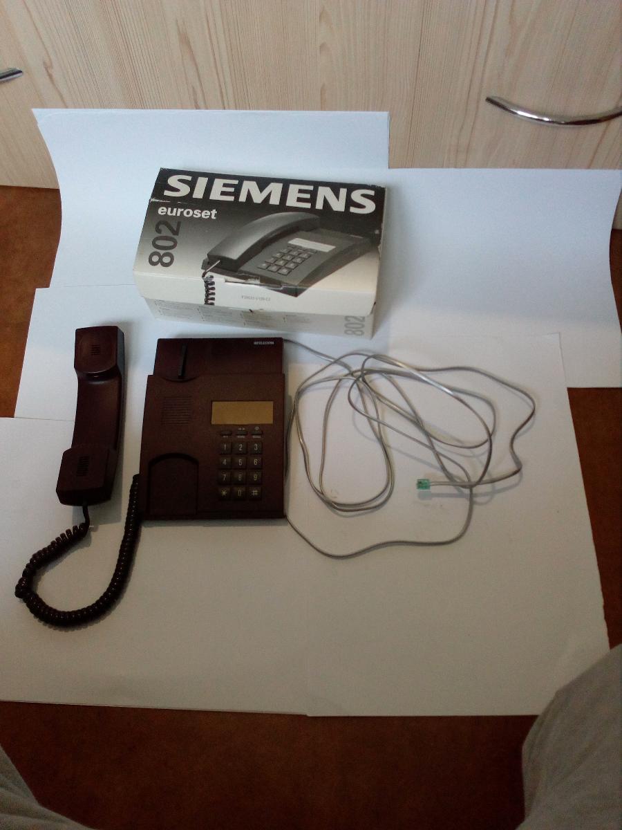 Telefon,,SIEMENS euroset 802,, nepoužitý - Mobily a chytrá elektronika