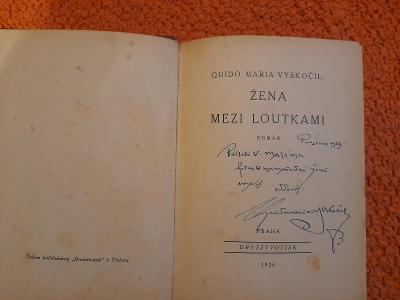 Stará knížka ŽENA MEZI LOUTKAMI, 1926