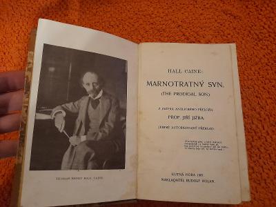 Stará knížka MARNOTRATNÝ SYN 1907