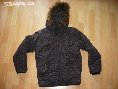 Dětská zimní teplá bunda (tlustý materiál) s kapucí, viz. foto. 