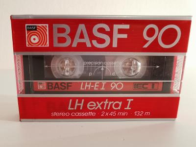 BASF LH EXTRA I 90 - NEROZBALENÁ KAZETA - WEST GERMANY RARITA 1985-87