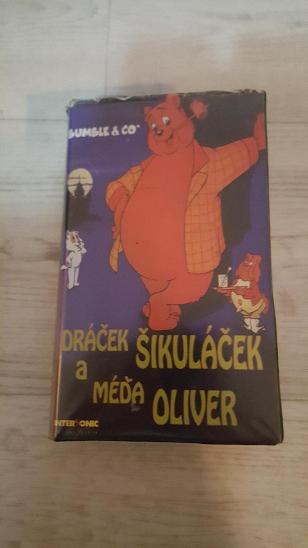 Dráček šikuláček a méďa oliver- VHS