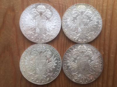 4 kusy Levantských Tolarů - stříbro 0,833