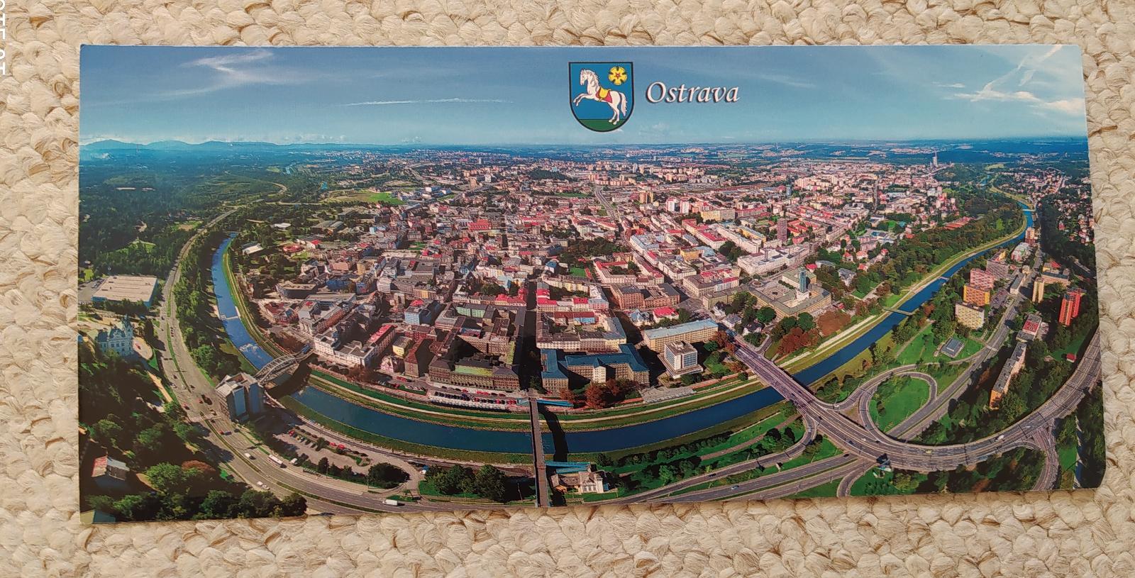 Ostrava (Ostrava) znak - Pohlednice místopis