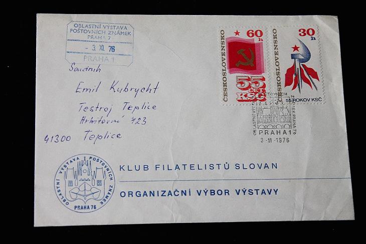 Oblastní výstava poštovních známek Praha 1976 (o11) - Filatelie