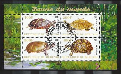 Burundi - želvy (chybotisky všech názvů)