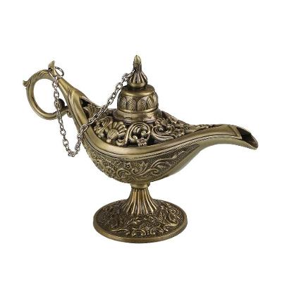 Aladdinova magická lampa - retro dekorace Aladin konvice na čaj