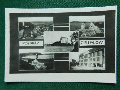 Plumlov - Vodní nádrž Plumlov - Měšťanská Škola - okres Prostějov