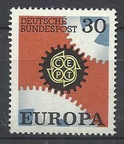 Německo BRD čisté, rok 1967, Mi. 534