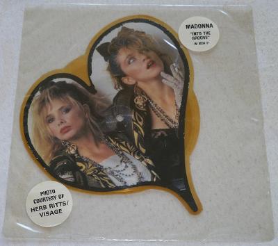 Madonna "Into The Groove" 1985 UK limited shaped vinyl picture disc
