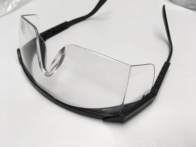 Pracovní ochranné brýle, nastavitelné, čiré, pěkně sedí, nové