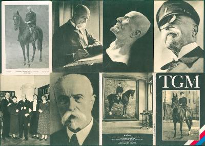 26A171 Soubor pohlednic T. G. Masaryka, vyd. Pressfoto 1. vydání  RR!