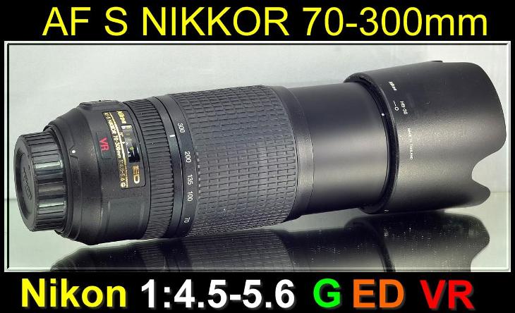 💥 Nikon AF-S Nikkor 70-300mm 1:4.5-5.6 G IF ED VR *FX TELE-ZOOM*TOP👍 - Foto