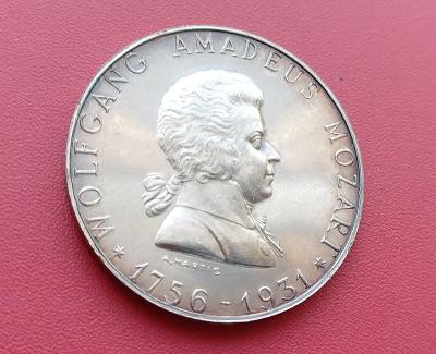 AR Medaile 1931 - 175. výročí narození W. A. Mozarta. Ag
