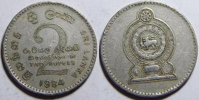 Srí Lanka 2 Rupees 1984 XF č31336