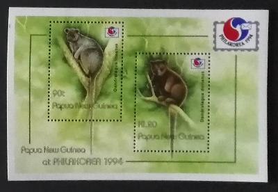 Papua Nová Guinea 1994 Bl.6 5,5€ Fauna ostrova, stromoví klokani