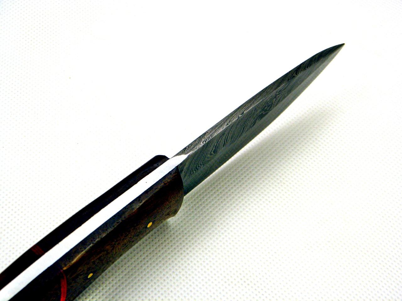 40/ Damaškový lovecky nůž. Rucni vyroba - Sport a turistika