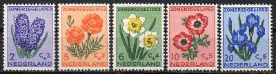 Holandsko-Flóra 1953**  Mi.607-611 / 30 €