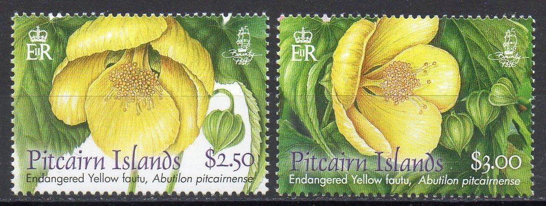 Pitcairnovy ostrovy-Flóra 2011**  Mi.823-824 / 9,50 € - Známky