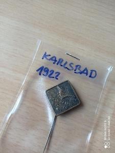 Starý odznak - KARLSBAD 1922