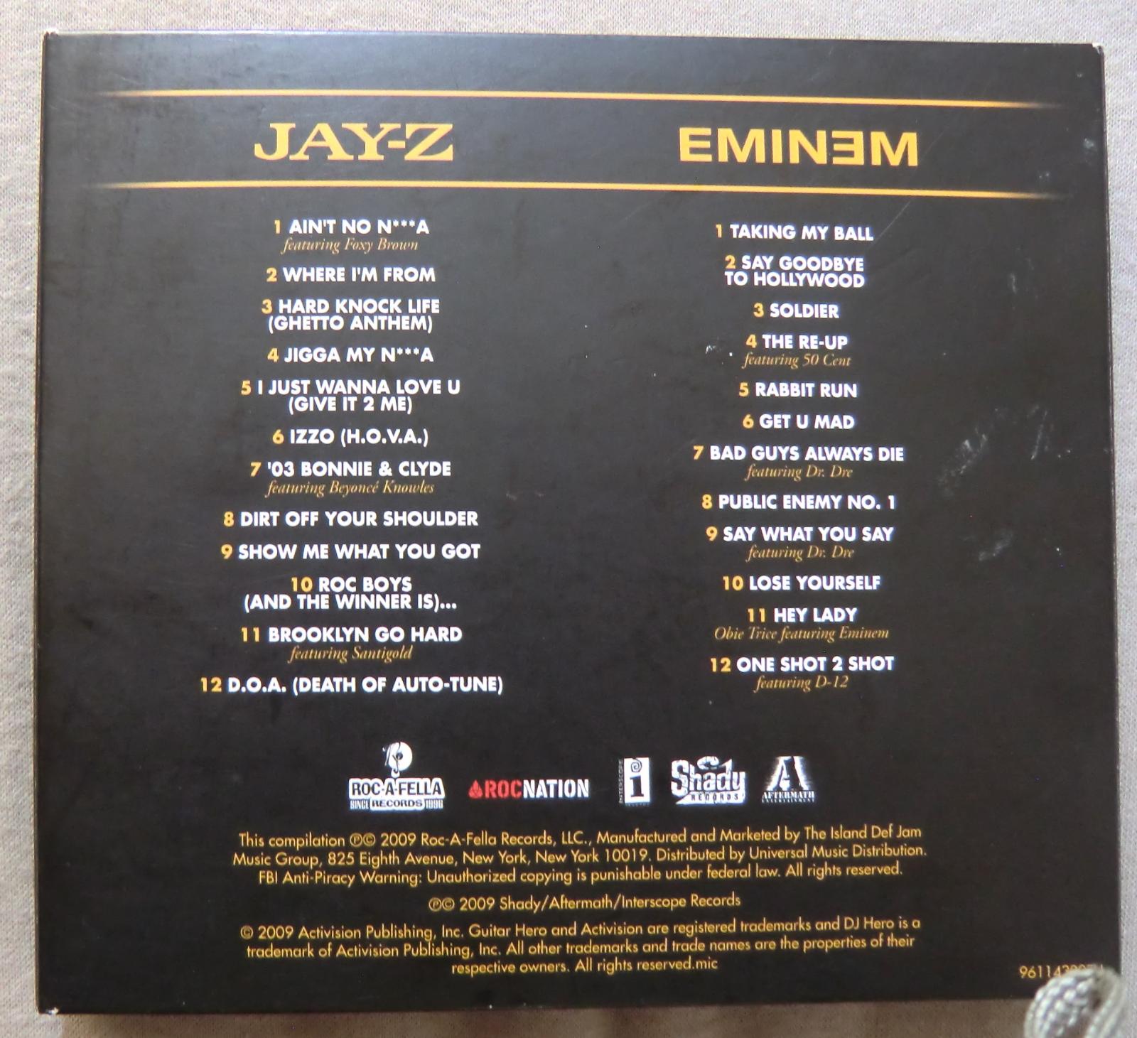 CD - DJ Hero Jay-Z / Eminem - Hudba